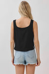 Hazel Top in Black
