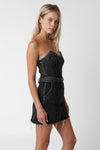 Henderson Denim Dress in Black