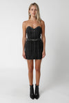 Henderson Denim Dress in Black