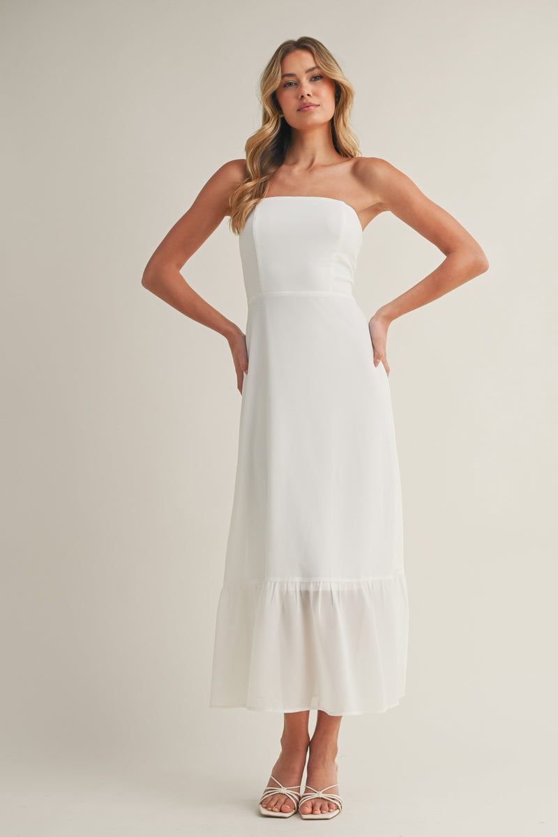 In The Moment Dress in Ivory