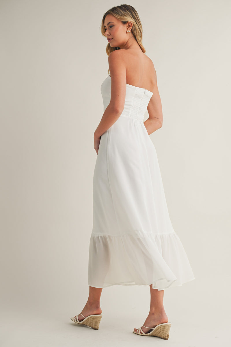 In The Moment Dress in Ivory