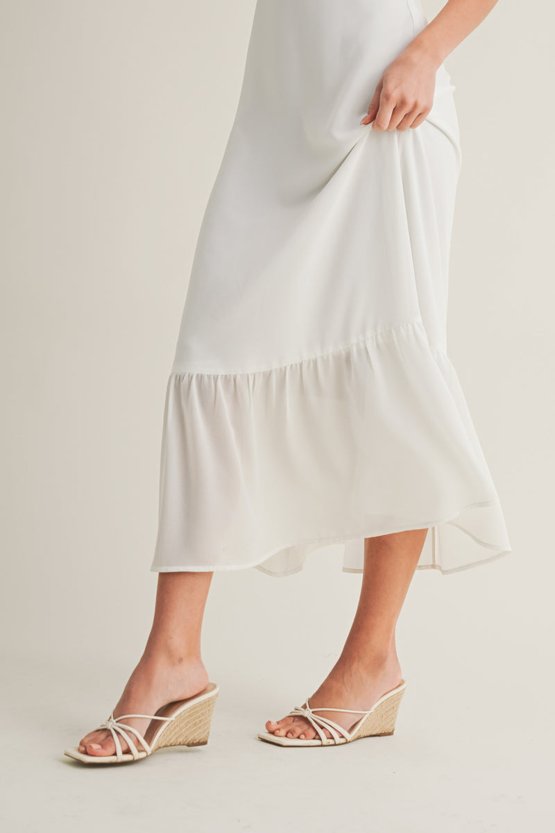 In The Moment Dress in Ivory