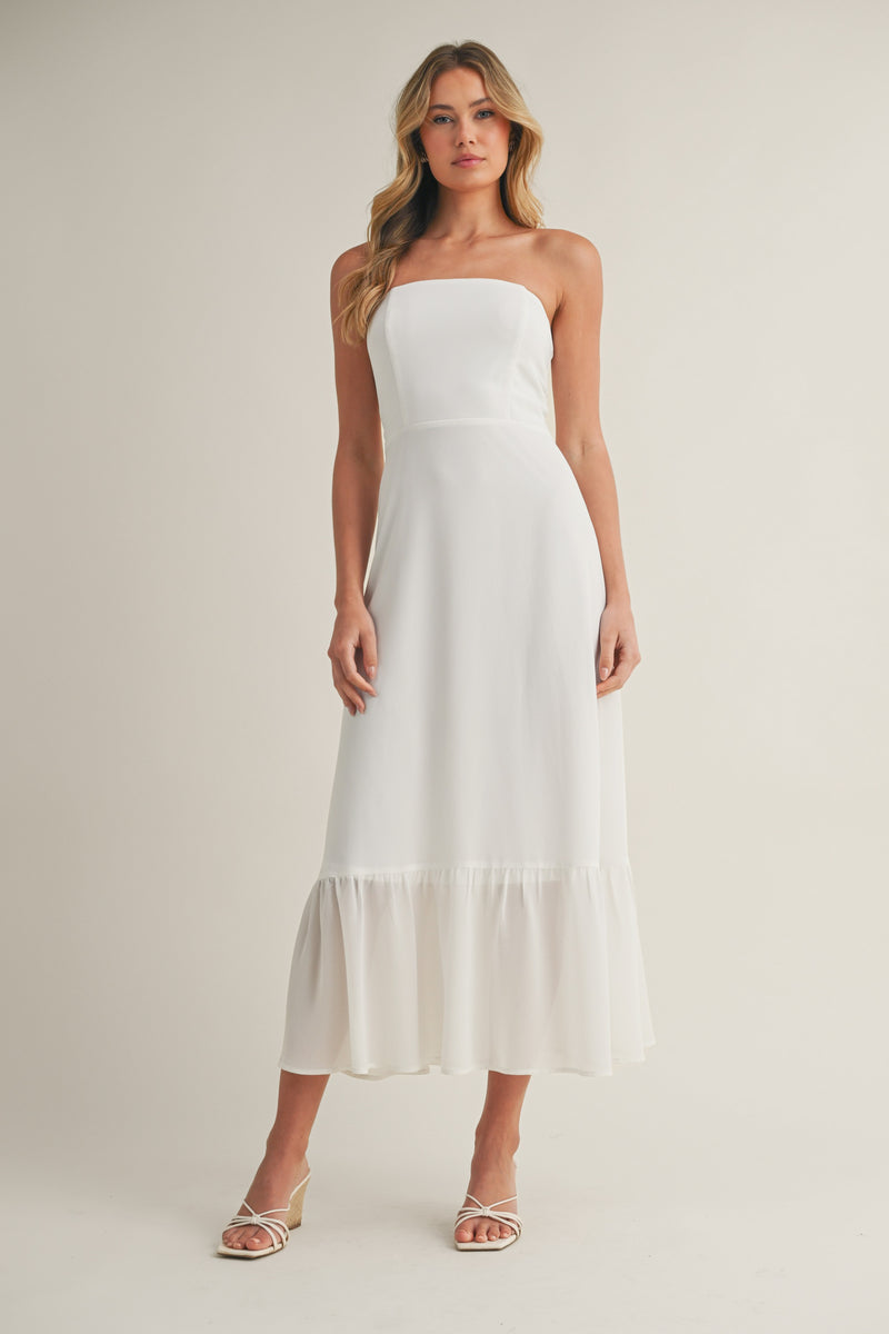 In The Moment Dress in Ivory