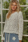 Ivy Sweater in Cream