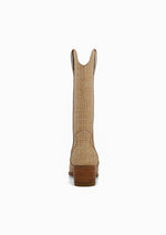 Jenah Boot in Natural Raffia