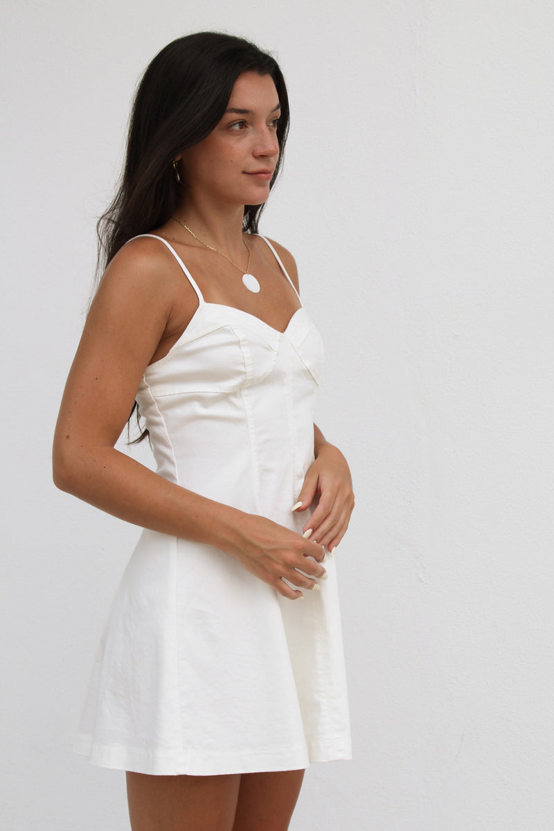 Jillian Dress in White