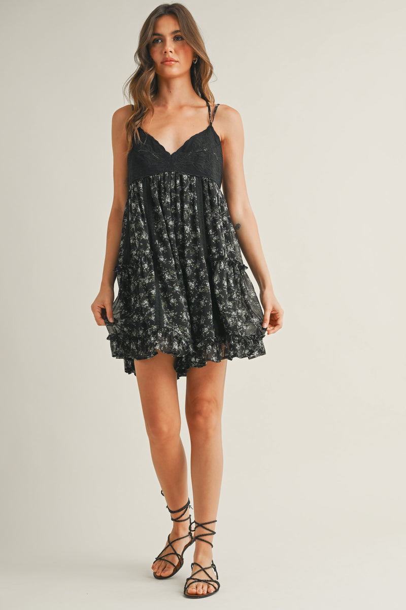 Kaia Romper in Black