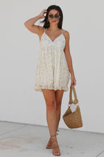 Kaia Romper in Ivory
