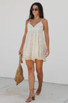 Kaia Romper in Ivory