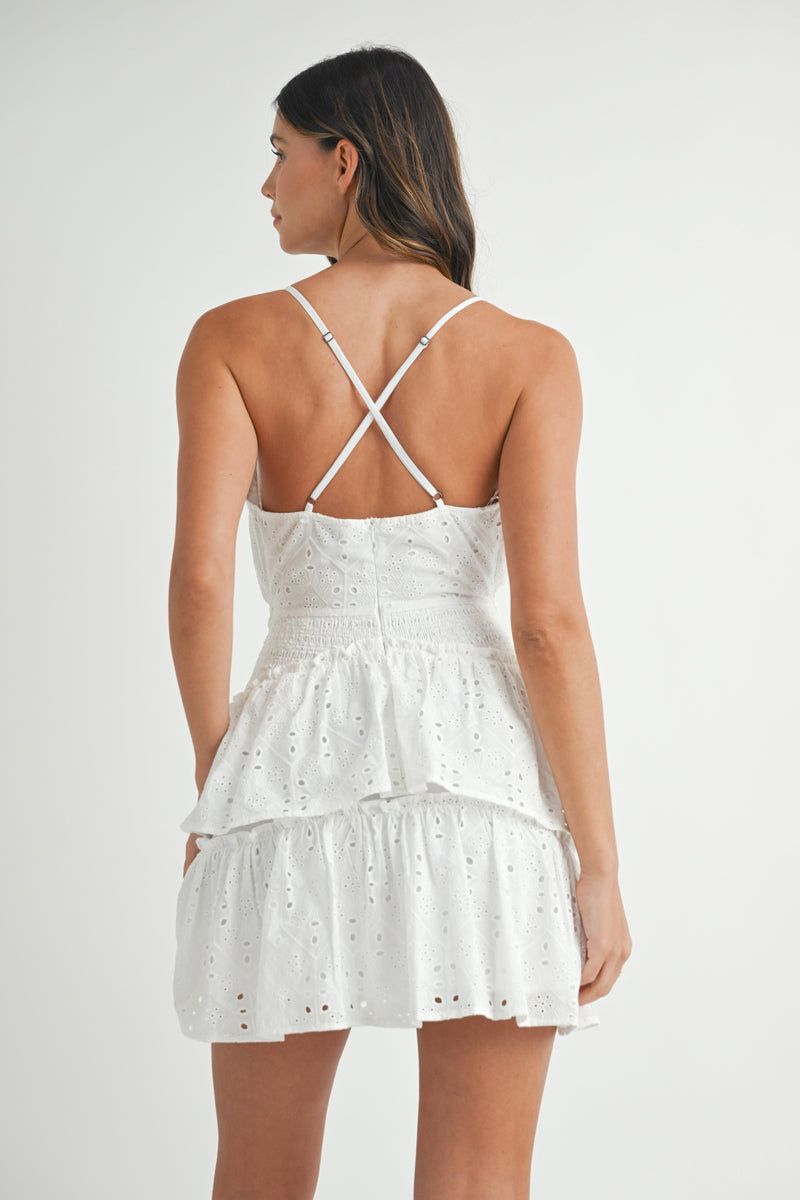 Karlie Dress in White