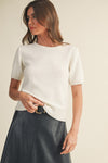 Kate Crewneck Sweater in Ivory