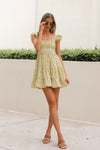 Know Her Well Dress in Lime