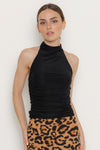Last Call Top in Black