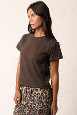 Maia Vintage Tee in Brown