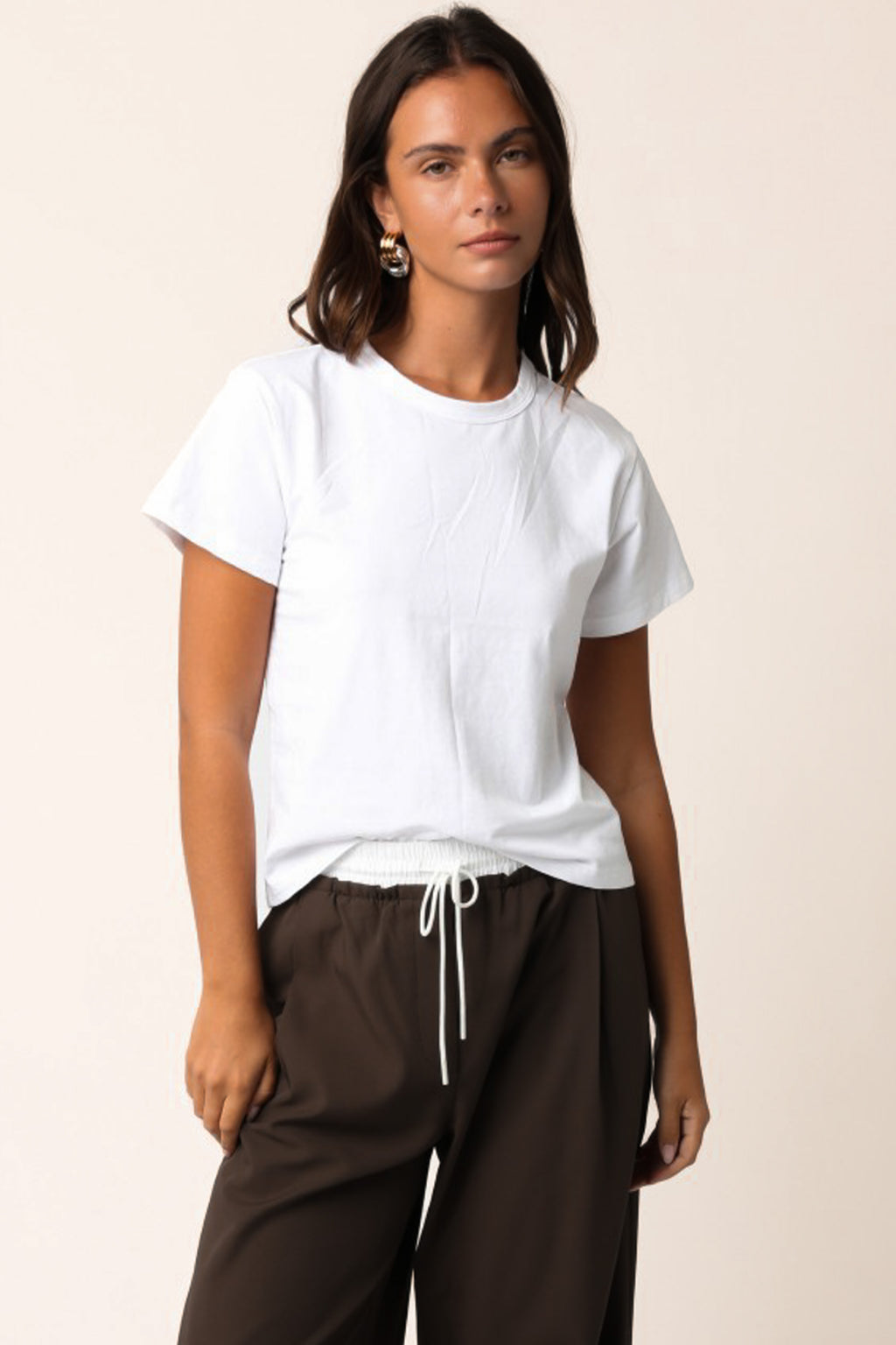 Maia Vintage Tee in White