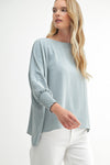 Monroe Top in Light Blue