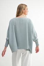 Monroe Top in Light Blue