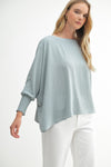Monroe Top in Light Blue