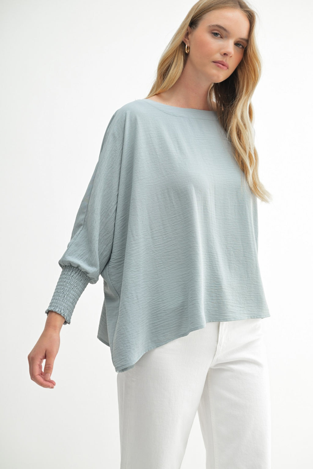 Monroe Top in Light Blue