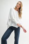 Monroe Top in White