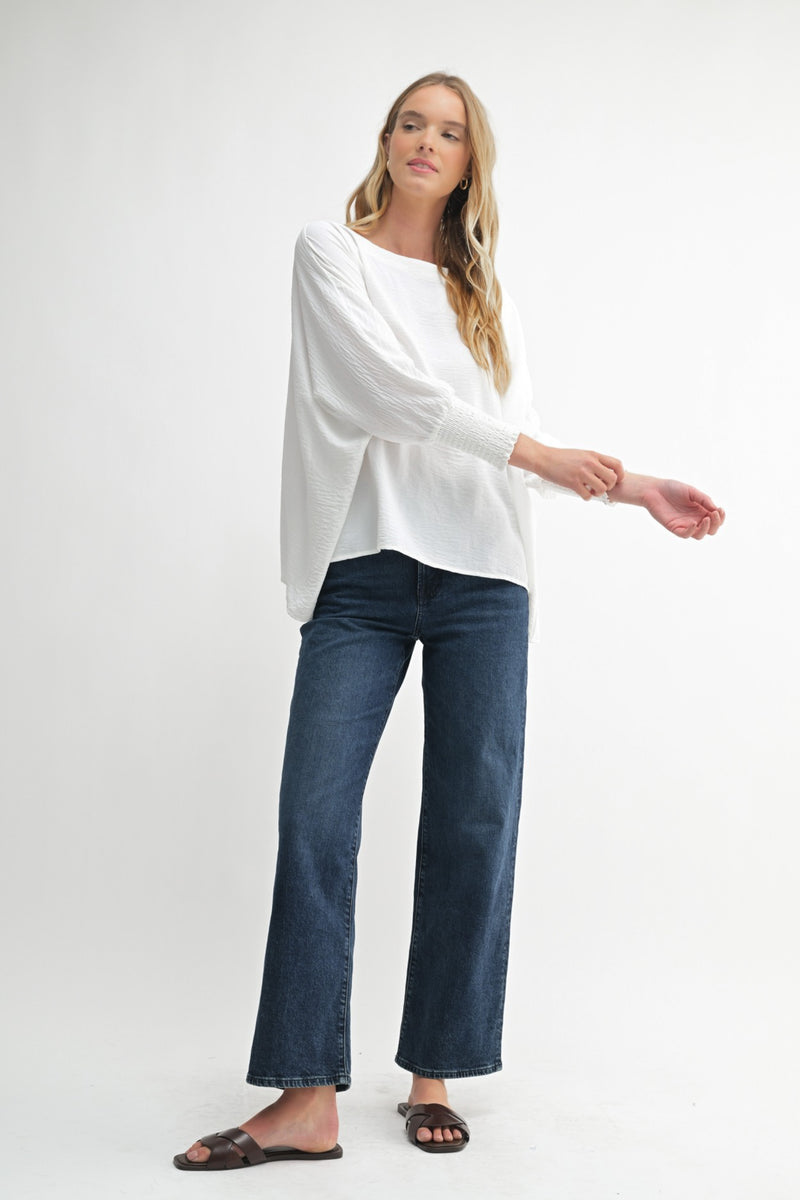 Monroe Top in White