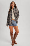 Montana Plaid Shirt in Navy