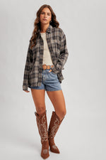 Montana Plaid Shirt in Navy