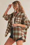 Noelle Flannel Shirt in Brown