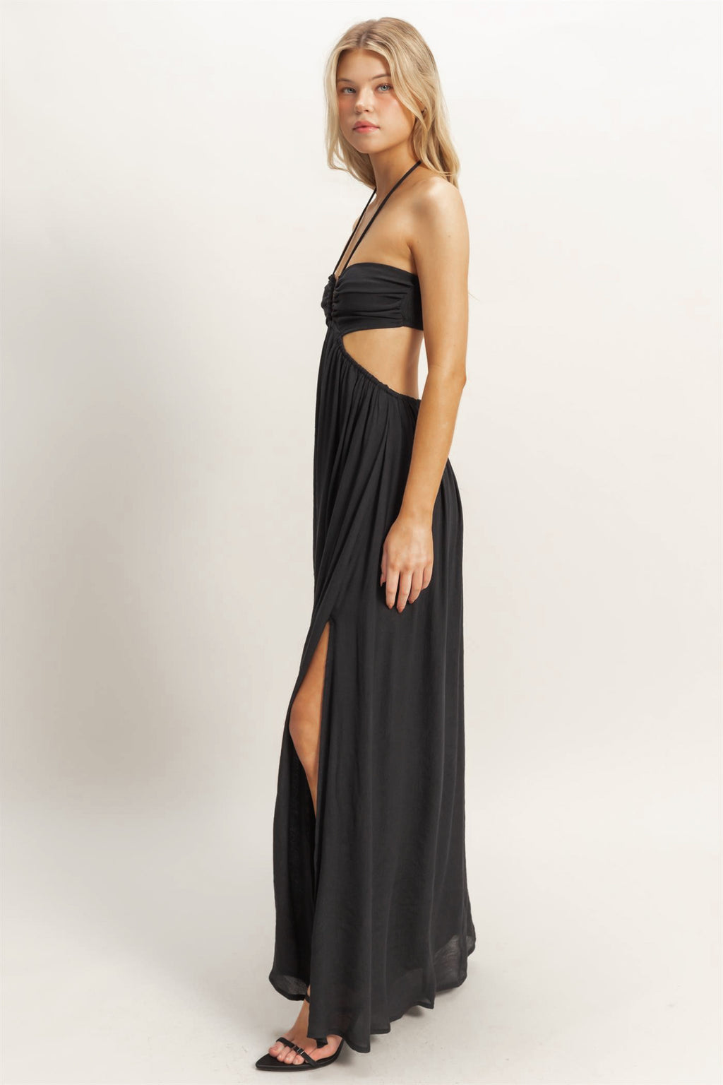 Nyra Maxi Dress in Black