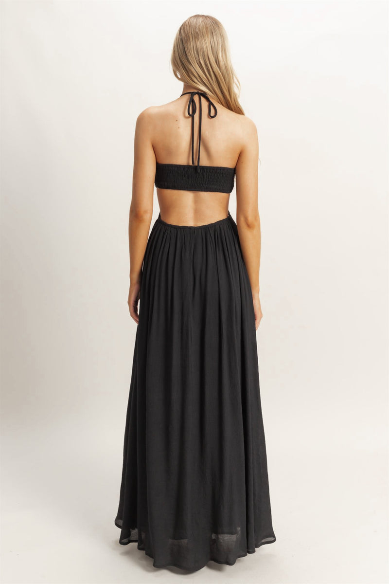 Nyra Maxi Dress in Black