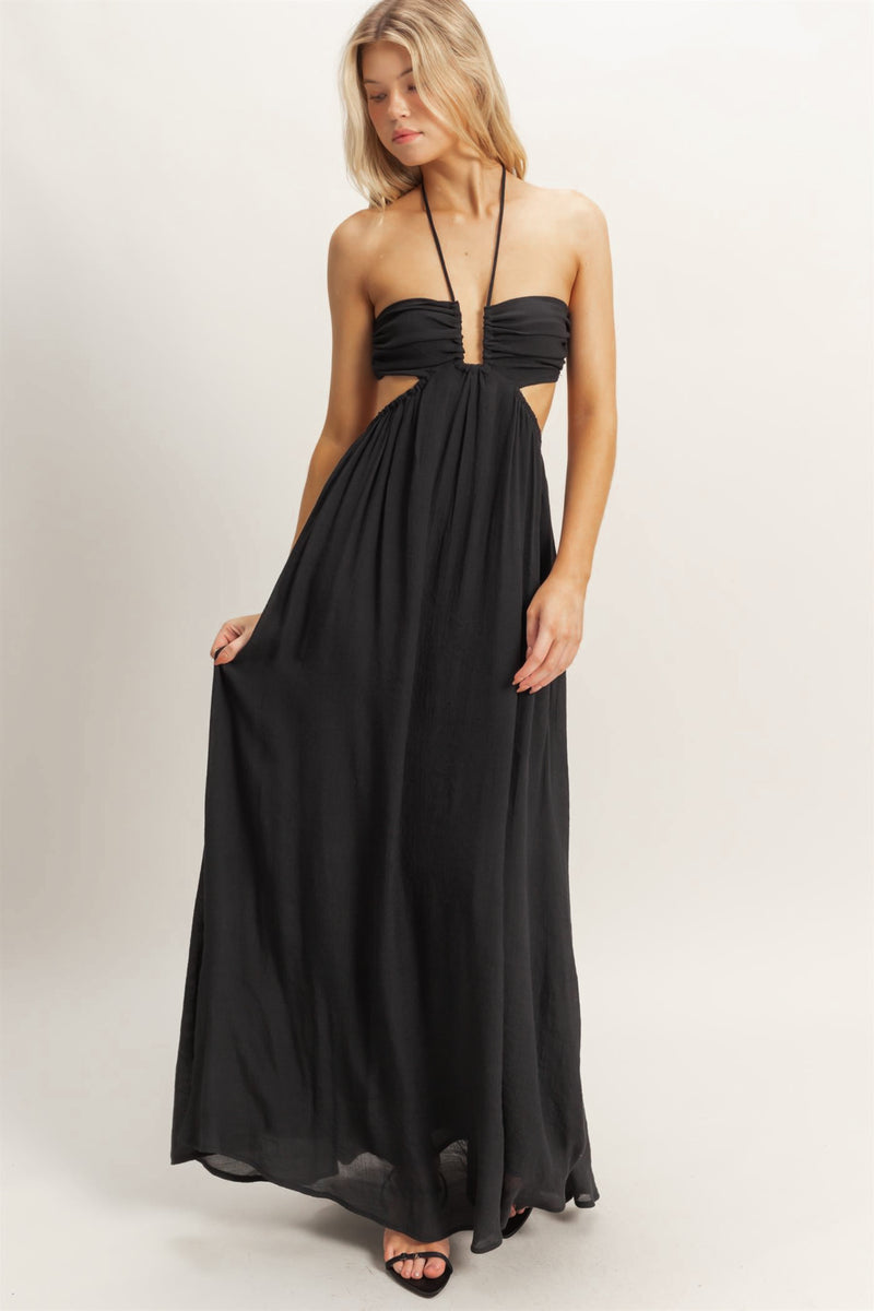 Nyra Maxi Dress in Black