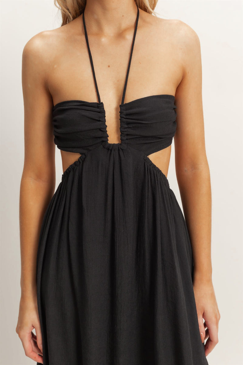 Nyra Maxi Dress in Black