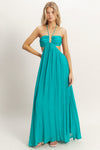 Nyra Maxi Dress in Turquoise