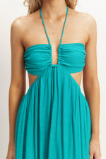 Nyra Maxi Dress in Turquoise