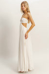 Nyra Maxi Dress in Vanilla
