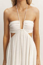 Nyra Maxi Dress in Vanilla