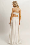 Nyra Maxi Dress in Vanilla