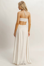 Nyra Maxi Dress in Vanilla