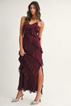 One to Remember Dress in Burgundy