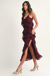 One to Remember Dress in Burgundy