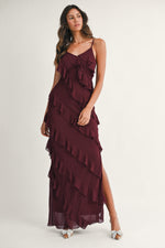 One to Remember Dress in Burgundy