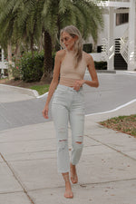 On The Cusp Top in Nude