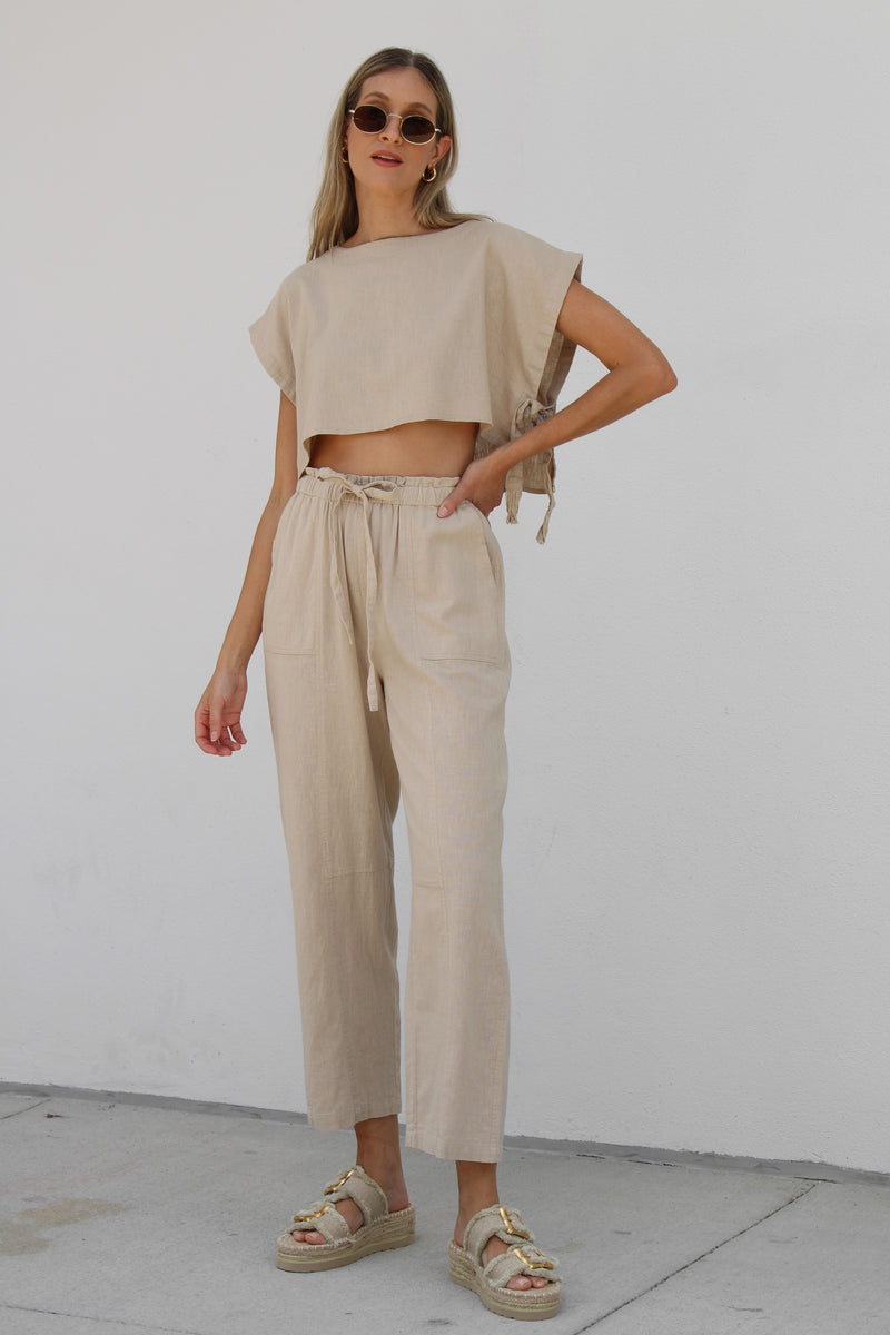 Over the Dunes Pant in Tan