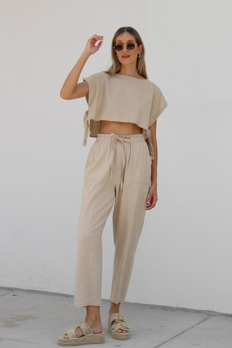 Over the Dunes Pant in Tan