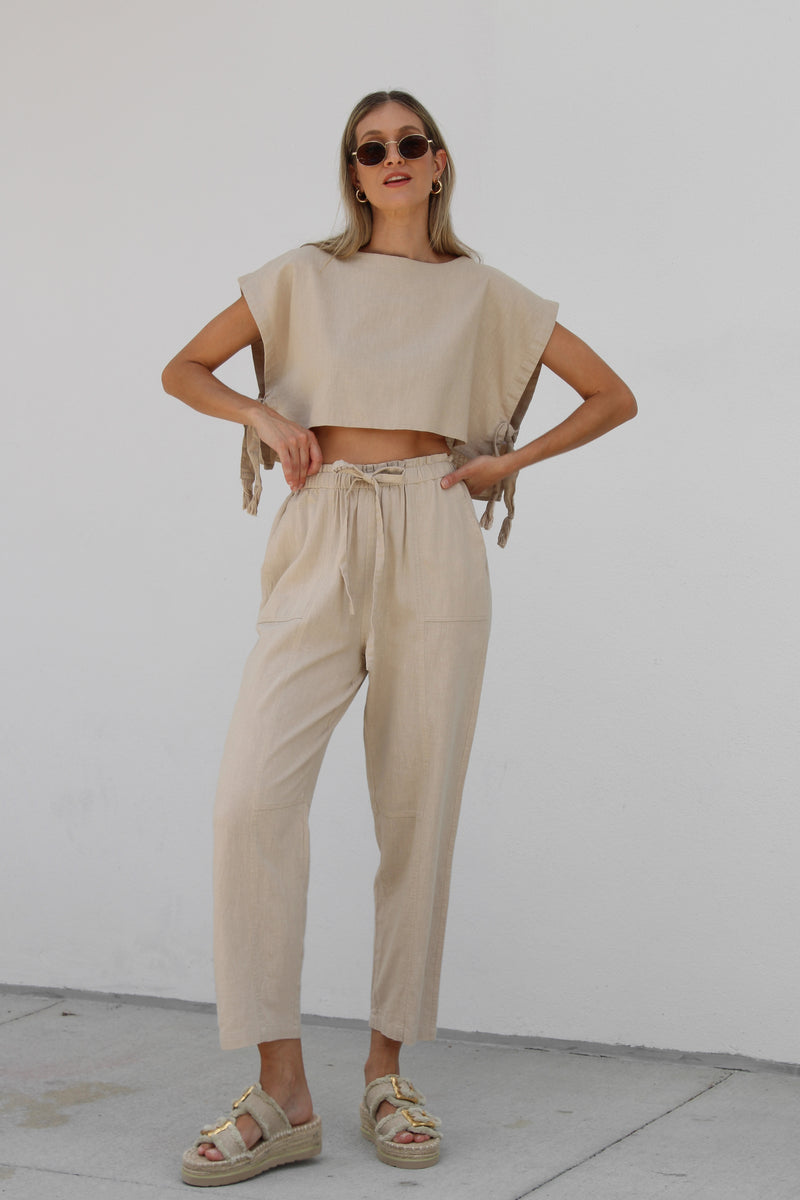 Over the Dunes Pant in Tan