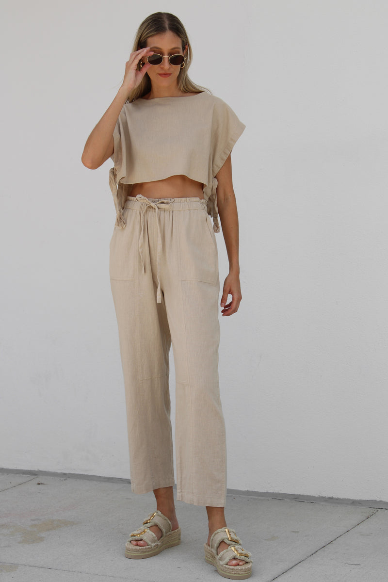 Over the Dunes Pant in Tan