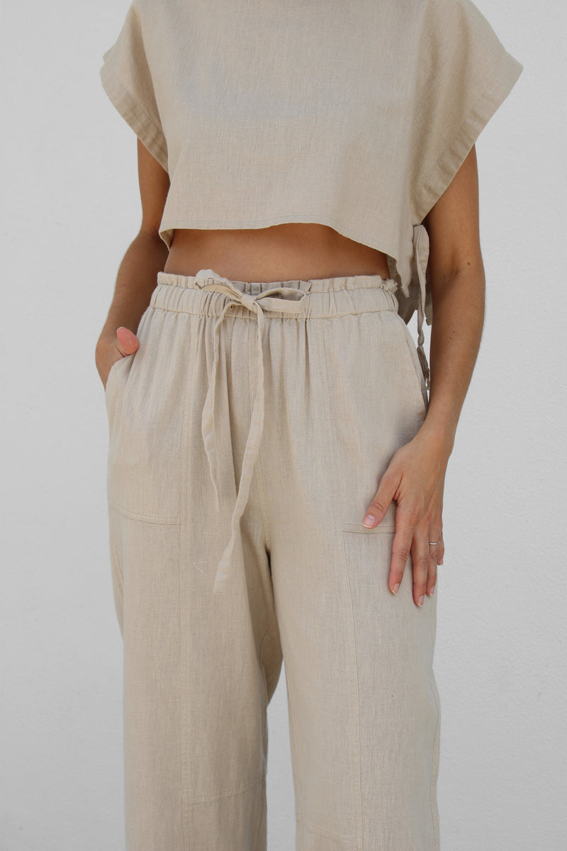 Over the Dunes Pant in Tan