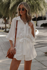 Owen Romper in White