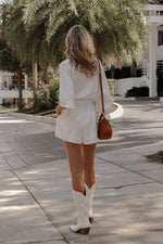 Owen Romper in White