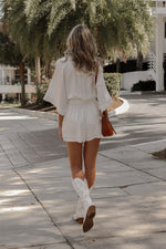 Owen Romper in White